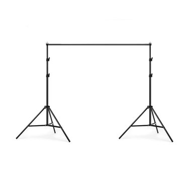 PORTAFONDO PORTATIL ESTUDIO FOTOGRAFICO 3 X 2.15 INCLUYE 4 GANCHOS