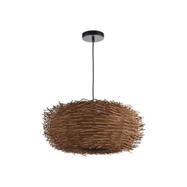 LAMPARA COLGANTE NORDICA ELEGANTE NIDO DE PAJARO LUZ HOGAR DORMITORIO