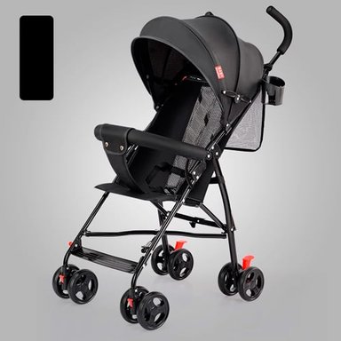 COCHE BASTON TIPO PARAGUAS LIVIANO PLEGABLE - 1