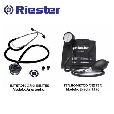 SET RIESTER EXACTA 1350 ANESTOPHON TENSIOMETRO Y ESTETOCOPIO EXACTA 1350