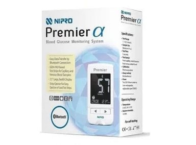 GLUCÓMETRO NIPRO PREMIER TRIO 60 TIRAS Y 110 LANCETAS - 2