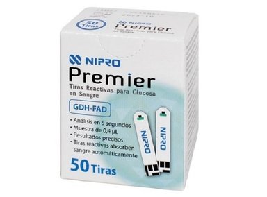 GLUCÓMETRO NIPRO PREMIER DUO 60 TIRAS Y 10 LANCETAS - 5