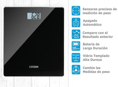 BALANZA CITIZEN NEGRA HMS324 150 KG - 2