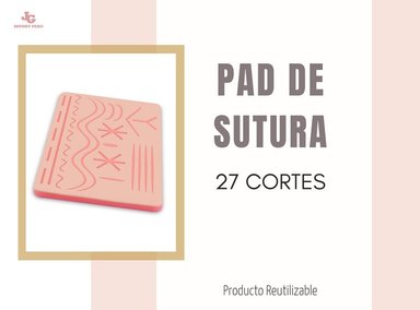 ALMOHADILLA ENTRENAMIENTO  PAD DE SUTURA 27 CORTES