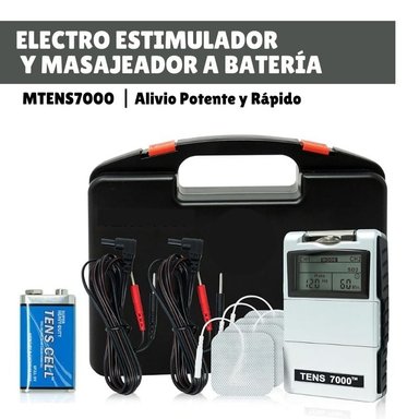 ESTIMULADOR Y MASAJEADOR ELÉCTRICO TENS7000