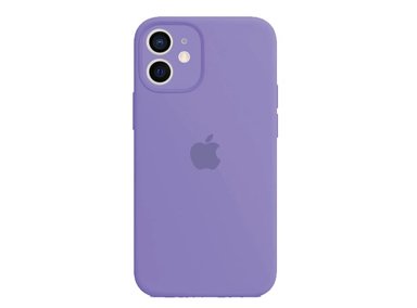 CASE IPHONE 11 SILICONE P/CÁMARA LILA - 1