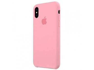 CASE IPHONE XS MAX SILICONA ROSA + MICA VIDRIO COMPLETO - 2
