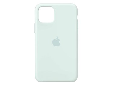 CASE IPHONE 12 12 PRO SILICONA TURQUESA + MICA VIDRIO COMPLETO - 2