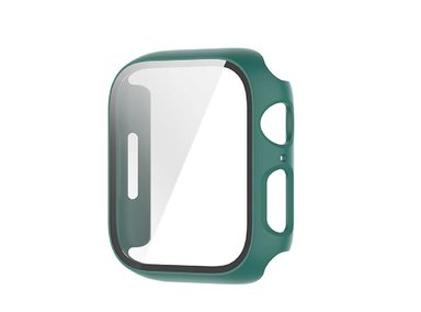 PROTECTOR DE PANTALLA BUMPER WATCH 44MM CASE VIDRIO INCORPORADO APPLE VERDE - 1