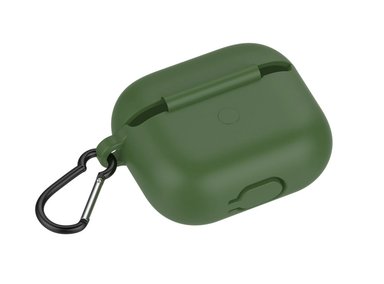 CASE AIRPODS PRO PROTECTOR SILICONA AUDÍFONOS VERDE