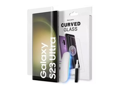 PACK 2 UND MICA DE VIDRIO TEMPLADO UV PARA SAMSUNG S23 ULTRA TRANSPARENTE - 3