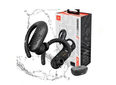 AUDÍFONOS JBL IN-EAR ENDURANCE PEAK II BLUETOOTH TRUE 30 HRS NEGRO - 1