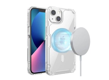 CASE NILLKIN NATURE PRO TPU MAGNÉTICO MAGSAFE IPHONE 15 PLUS TRANSPARENTE - 2