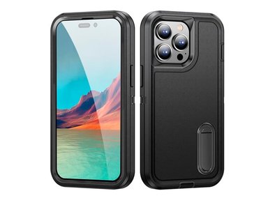 CASE IPHONE 15 PRO ADVENTURER DROP PLUS RESISTENTE NEGRO - 1