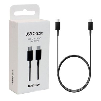 CABLE SAMSUNG TIPO C A TIPO C 180CM PARA S25 ULTRA NEGRO - 1