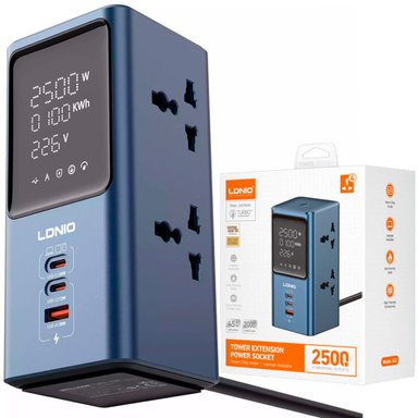 ADAPTADOR DE CORRIENTE UNIVERSAL LED DE ESCRITORIO LDNIO SC2 45W