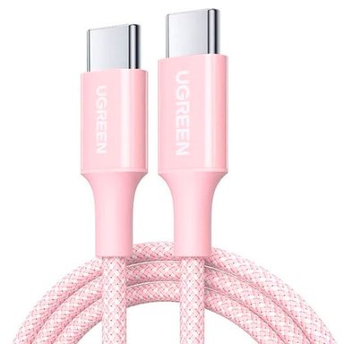 CABLE UGREEN L501 60W 3A 2M FAST CHARGING NYLON BRAIDED ROSA - 2