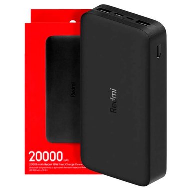 XIAOMI REDMI POWER BANK 20000 MAH 18W CARGA RAPIDA - 1