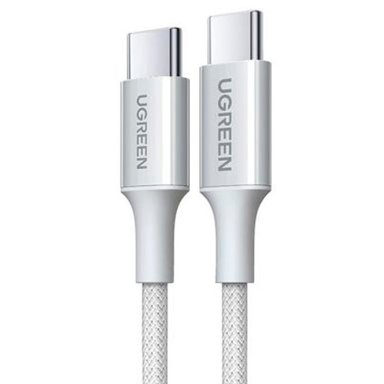 CABLE UGREEN USB-C A USB-C 1 METROS 60W L501 - BLANCO - 1