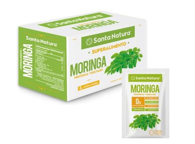 BATIDO DE MORINGA CON PROTEÍNAS VEGETALES SANTA NATURA  75 GR