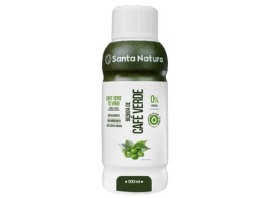 BEBIDA DE CAFÉ VERDE + TÉ VERDE SANTA NATURA  500 ML