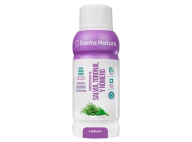 CONCENTRADO DE SALVIA, TORONJIL Y ROMERO SANTA NATURA 500 ML
