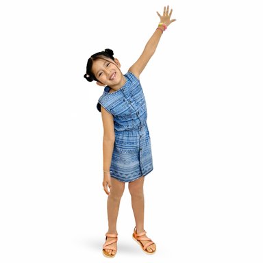 VESTIDO CORTO NIÑA COTTONS JEANS FIONA