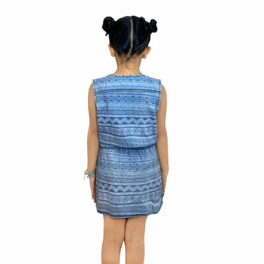 VESTIDO CORTO NIÑA COTTONS JEANS FIONA - 2