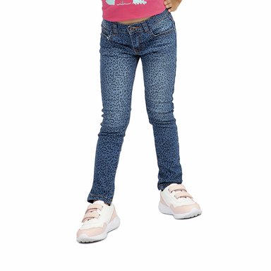JEANS SLIM NIÑA COTTONS JEANS AZUL MOLY