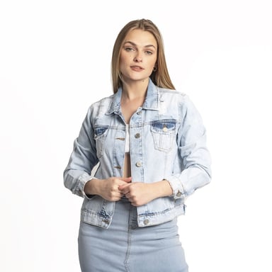 CASACA MUJER COTTONS JEANS IDARA - 1