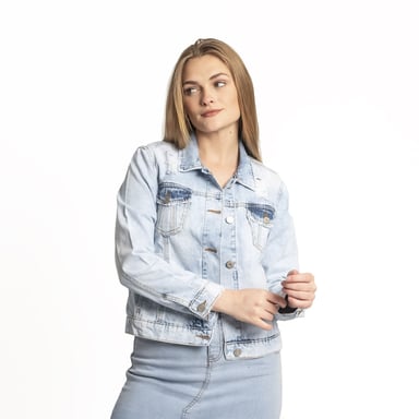 CASACA MUJER COTTONS JEANS IDARA - 2