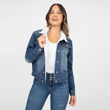 CASACA MUJER COTTONS JEANS ARIADNA - 1
