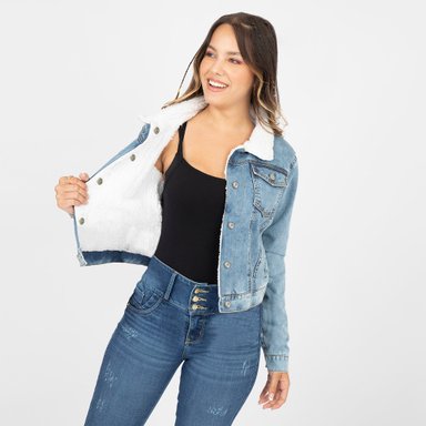 CASACA MUJER COTTONS JEANS ARIADNA - 1