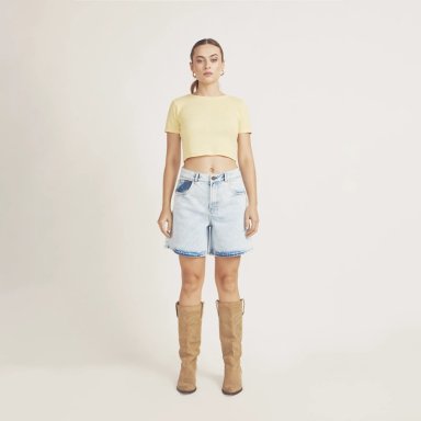 TOP MANGA CORTA PARA MUJER BELL - 2