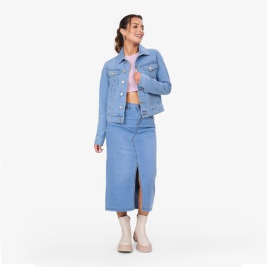 CASACA MUJER COTTONS JEANS CONSTANZA