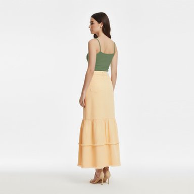 MAXI FALDA MUJER COTTONS JEANS SEFORA - 3