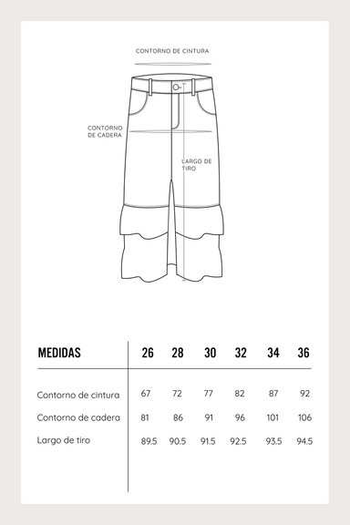 MAXI FALDA MUJER COTTONS JEANS SEFORA - 4
