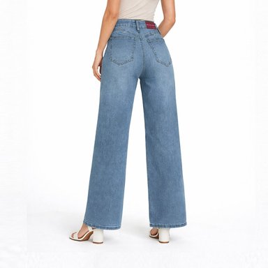 JEAN WIDE LEG PARA MUJER COTTONS JEANS ALIA - 3
