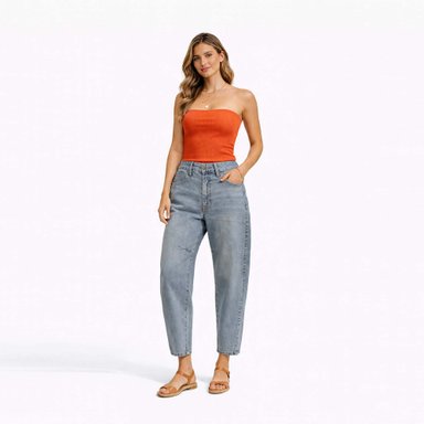 JEAN BALLOON PARA MUJER COTTONS JEANS ATENEA - 2