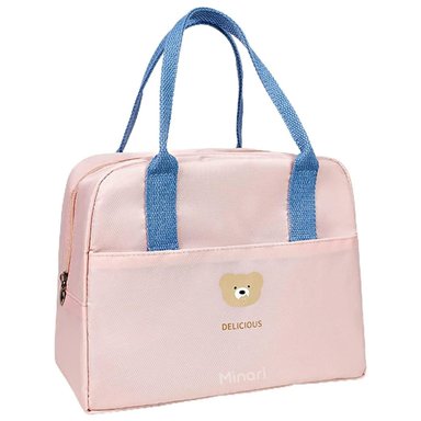 LONCHERA MINARI TÉRMICA DE ALIMENTOS Y BEBIDAS V2 ROSADO