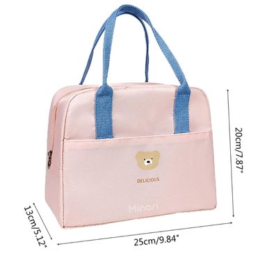 LONCHERA MINARI TÉRMICA DE ALIMENTOS Y BEBIDAS V2 ROSADO - 4