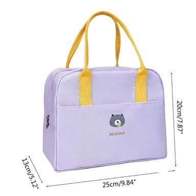 LONCHERA MINARI TÉRMICA DE ALIMENTOS Y BEBIDAS V2 LILA - 5