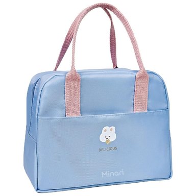 LONCHERA MINARI TÉRMICA DE ALIMENTOS Y BEBIDAS V2 CELESTE