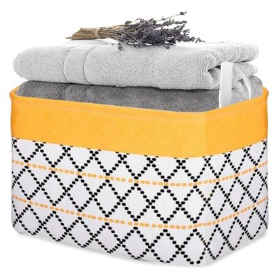 CESTA MINARI ROPA AMARILLO ORGANIZADORA LAVANDERIA 181C