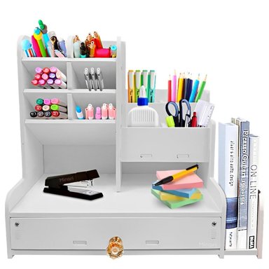 ORGANIZADOR DE ESCRITORIO OFICINA Y PAPELERÍA ESTANTE 84L