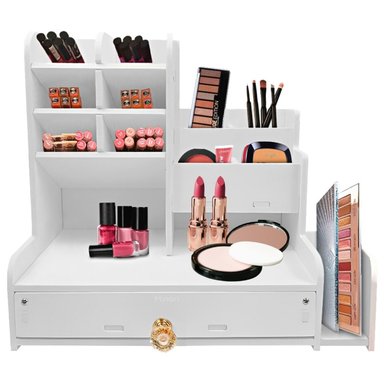 ORGANIZADOR DE MAQUILLAJE COSMÉTICOS Y JOYAS NECESER JOYERO 84L