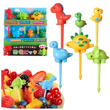 JUEGO TENEDORES MINARI DINOSAUDIO 871T MULTICOLOR SET X6 NIÑO