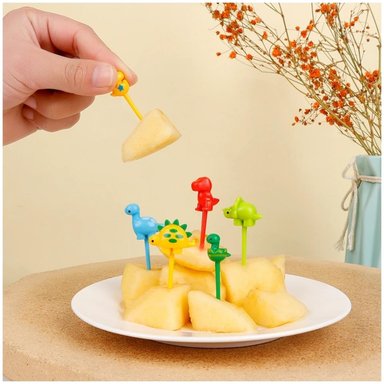 JUEGO TENEDORES MINARI DINOSAUDIO 871T MULTICOLOR SET X6 NIÑO - 4
