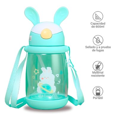 BOTELLA TOMATODO MINARI ANTI DERRAME PARA NIÑOS 958T VERDE