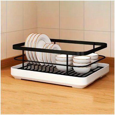 ESCURRIDOR DE PLATOS VASOS ESTANTE ORGANIZADOR DE COCINA 61E